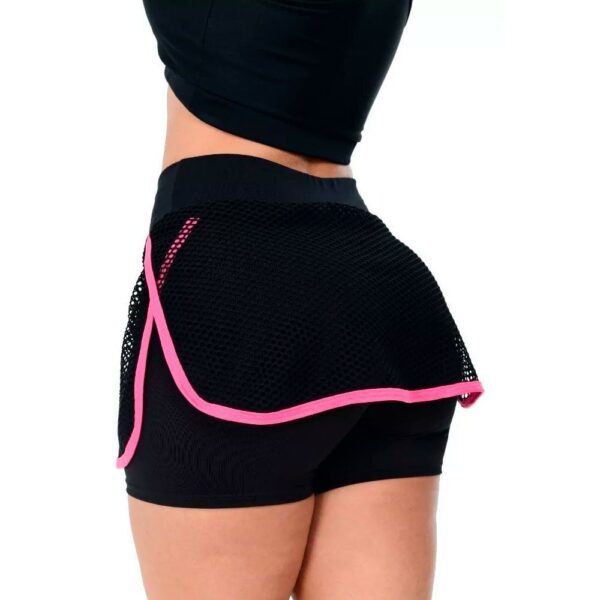 Short Saia Fitness De Academia Com Telinha Feminino