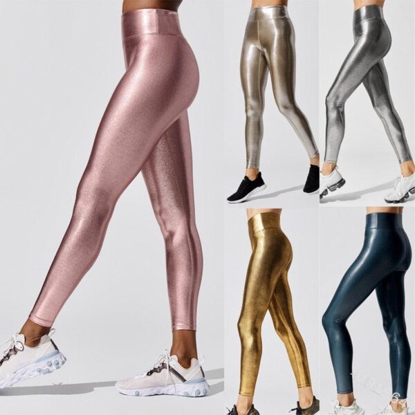 Legging Feminina Cintura Alta Cores Sólidas